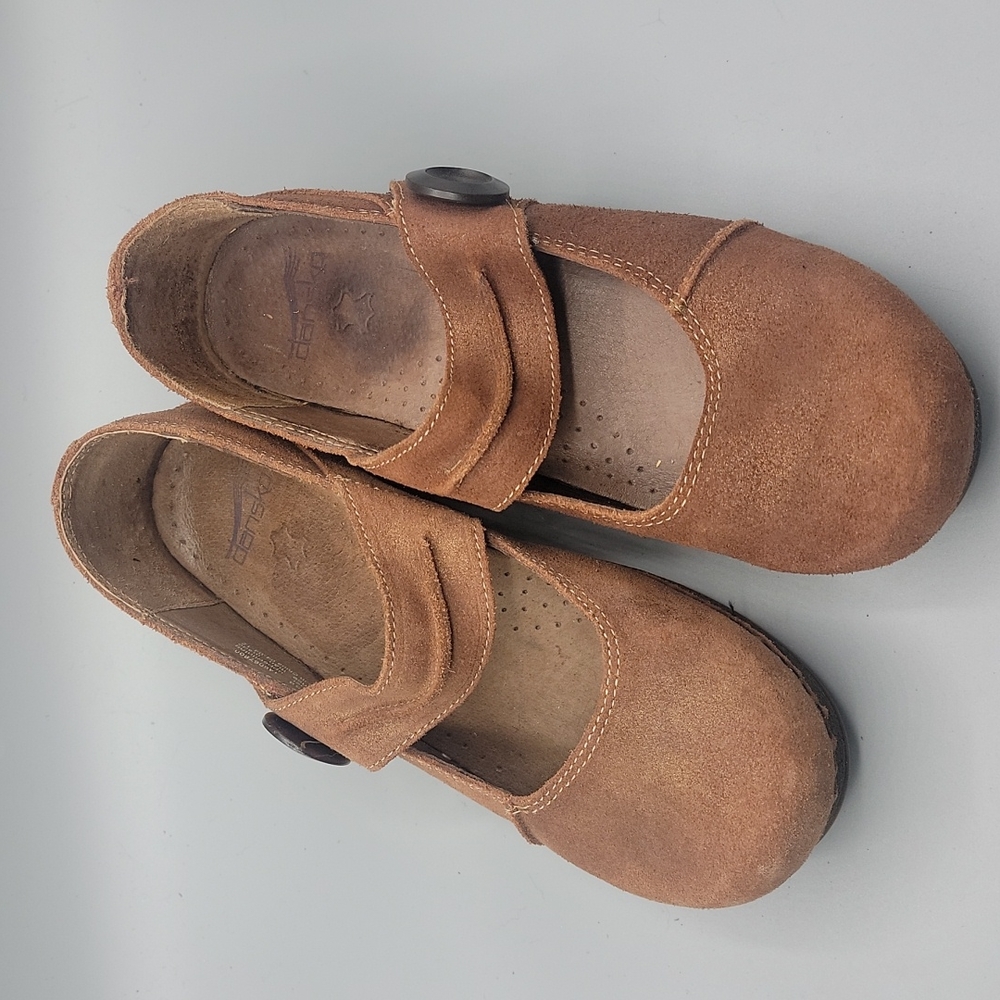 Dansko Suede Clogs 38